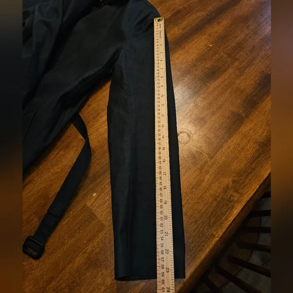 Coach, Stylish Black Belted Rain Coat, NWT, Size 4 - Picture 13 of 17